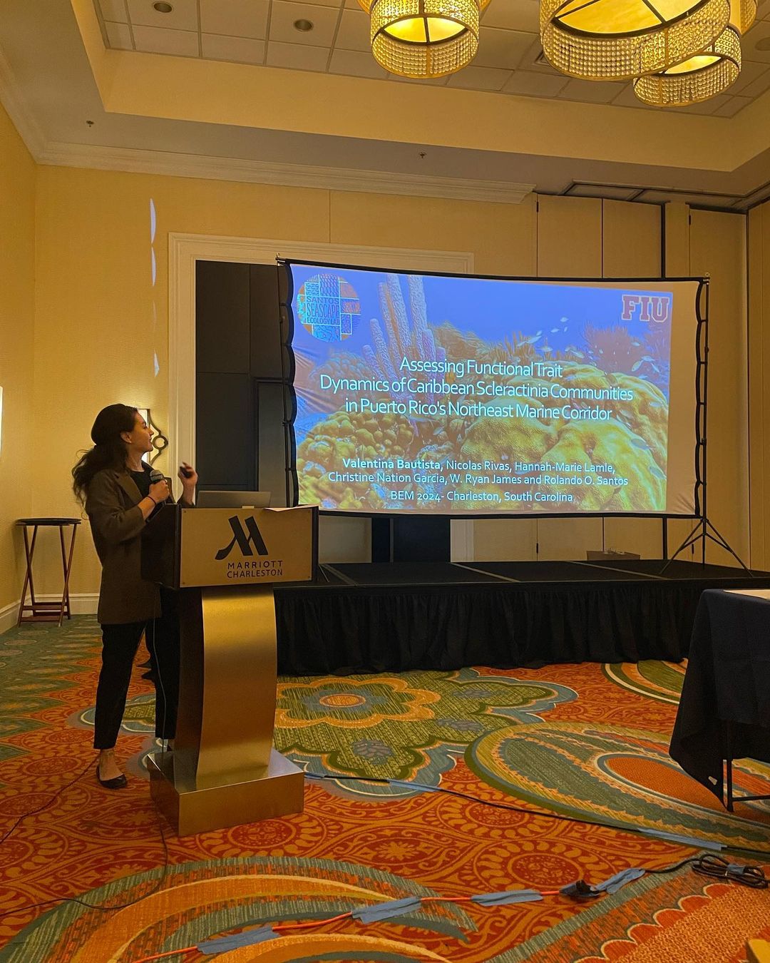 Valentina Bautista presenting at BEM 2024